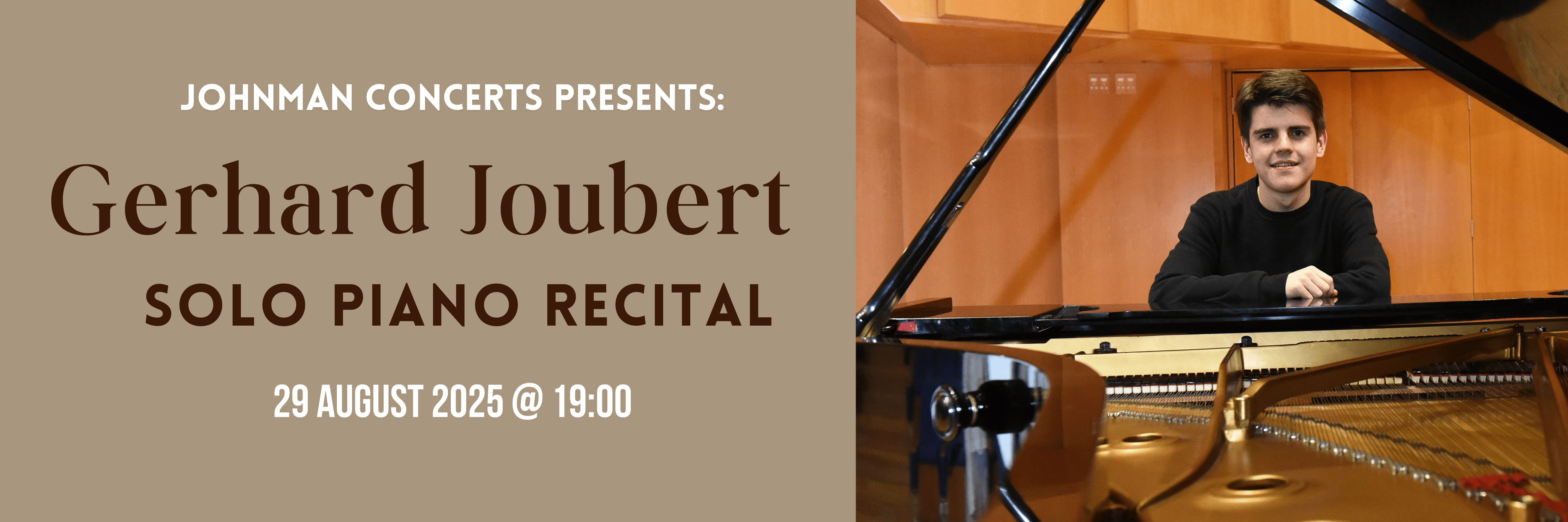Gerhard Joubert Solo Piano Recital